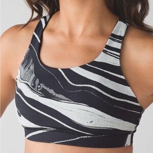 Lululemon Energy Bra size 8 Marbled